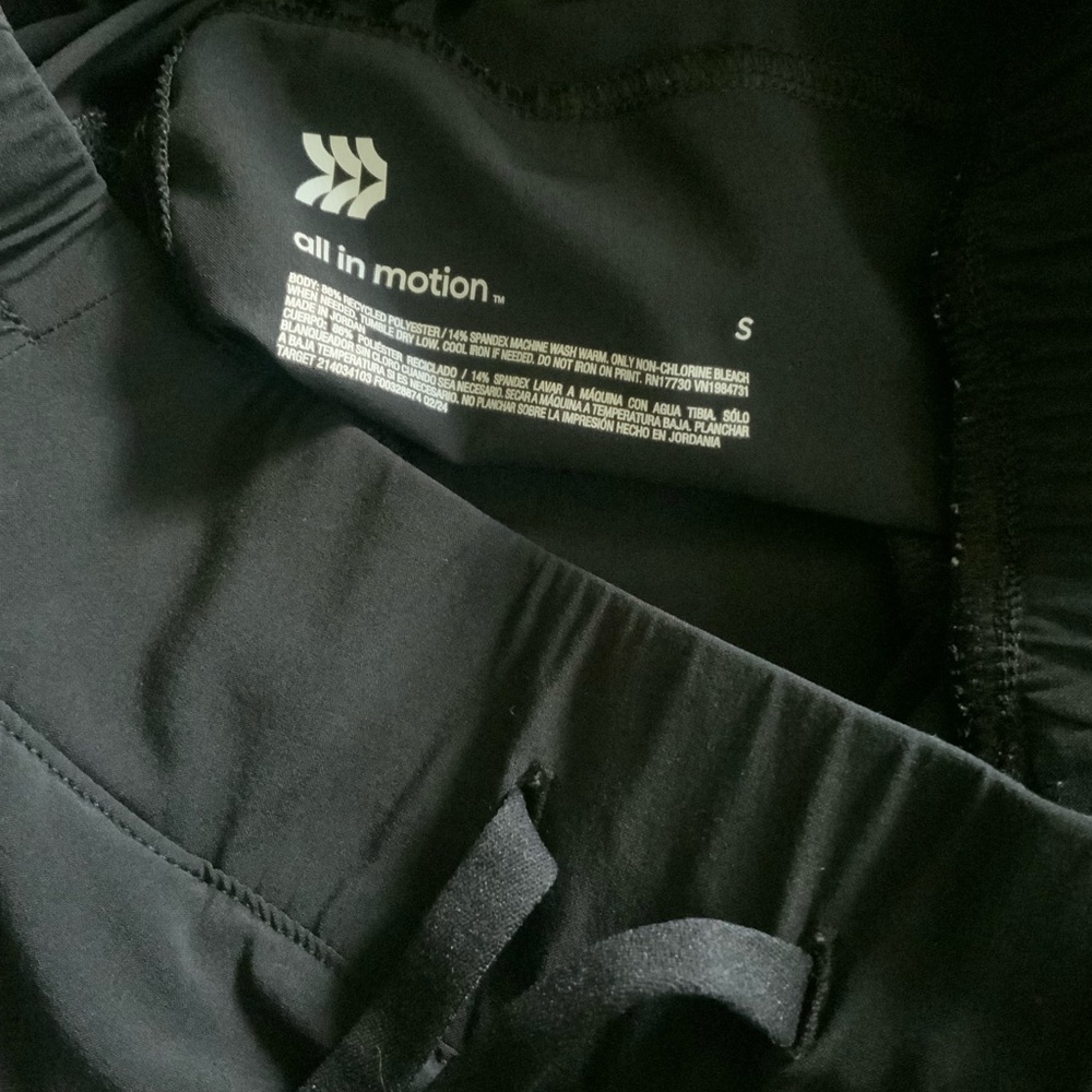 All in Motion Men's Black Joggers